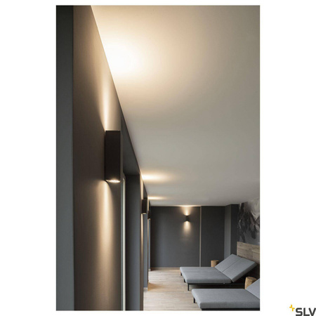 THEO UP/DOWN, lampa ścienna, QPAR51, antracyt, maks. 2x50W (1000330) - SLV