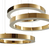 Lampa wisząca CIRCLE 60+60+60 LED złoty połysk na 1 podsufitce (DN924-60+60+60 gold) - Step into Design