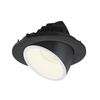 NUMINOS® GIMBLE L, oprawa sufitowa wpuszczana czarna/biała 2700 K 20° (1005976) - SLV