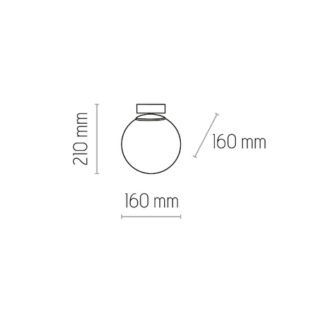 Lampa sufitowa CELESTE 1 PŁ (6216) - TK Lighting