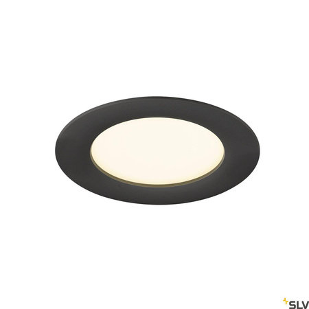 DOWNLIGHT V 100 czarna, osłona płaska czarna (1007477) - SLV