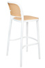 Krzesło barowe WICKY białe (KH010100246) - King Home