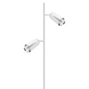 FLOWER WHITE CHROME LAMPA PODŁOGOWA 1xGU10 (ML0277) - Milagro