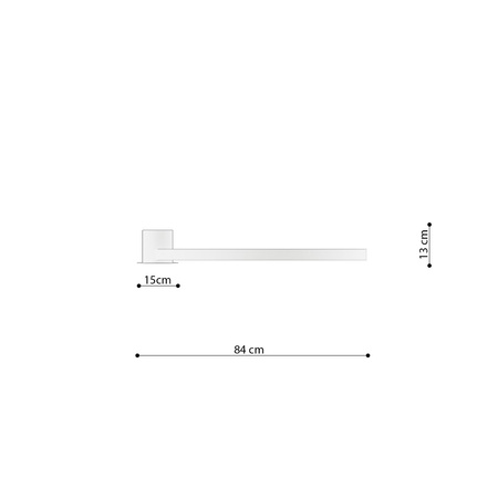 Plafon RIO 78 ochra czerwona LED 3000K (TH.412) - Thoro Lighting