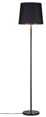 Neordic Enja Lampa podłogowa max. 1x20W E27 230V Czarny/Miedziany Tkanina/Marmur/met (PL79612) - PAULMANN