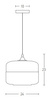 PENDANT 1L GLASS (1516 Zambelis) - Zambelis