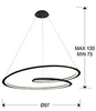 Looping lampa wisząca (527644) - Schuller