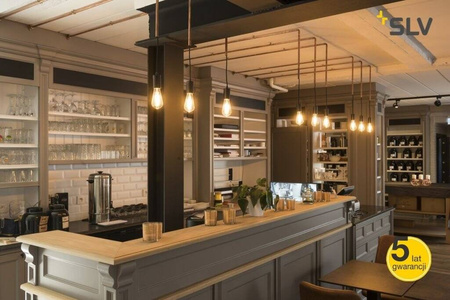 FITU, wisząca, A60, okrągła, czarna, 5m bez wtycz., max. 60W - żyrandol