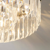 Plafon Crystal 5lt flush IP44 18W (35612) - Saxby