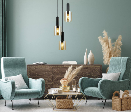 Sardo  (PND-5581-3A-BK+AMB) - Italux