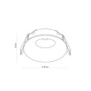 Lampa wpuszczana EYE IP 44 (3501) - TK Lighting
