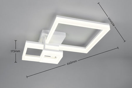 Geometryczna lampa przysufitowa CAMINO (R65771331) - RL