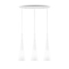 Lampa wisząca MILK SP3 kol. biały (030326) Ideal Lux - żyrandol