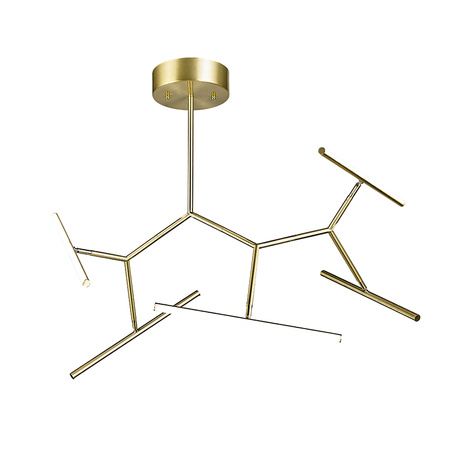 CEILING LIGHT 49W 3000K ALUMINUM & SILICON DIMMABLE ANTIQUE GOLD COLOR (2071 Zambelis) - Zambelis