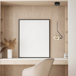 PENDANT LED LIGHT 7W 3000K ALUMINUM BLACK MATT GOLD (22045 Zambelis) - Zambelis