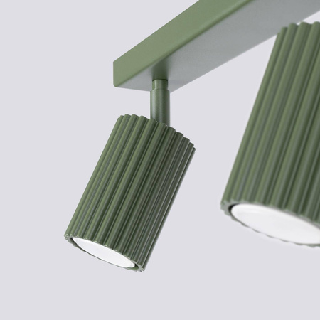 Plafon KARBON 2 zielony oliwkowy (SL.1618) - Sollux Lighting