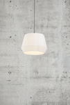 Lampa wisząca z bawełnianym abażurem DICTE Nordlux E27 60W Tekstylia Biały