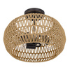 Półplafon Casablanca - 3 źródła światła - Palladiański brąz (QZ-CASABLANCA-3SF-PBZ) - Elstead Lighting