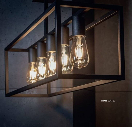 LAMPA WISZĄCA, ŻYRANDOL CRATE V (9047) - Nowodvorski - żyrandol