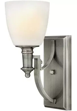 Lampa ścienna, kinkiet TRUMAN kol. ANTYCZNY NIKIEL (HK/TRUMAN1) - Hinkley - Elstead Lighting