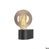 FITU CUBE, wewnętrzna lampa ścienna natynkowa, E27, czarna (1004738) - SLV