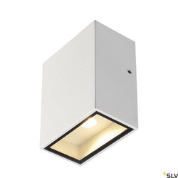 QUAD 1 XL, lampa ścienna, LED, 3000K, IP44, kwadratowa, biała, 3,2W (232431) - SLV