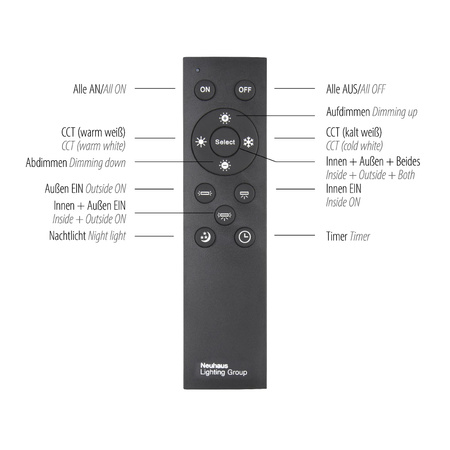 EDGING LAMPA SUFITOWA BIAŁY (14855-16) - Paul Neuhaus