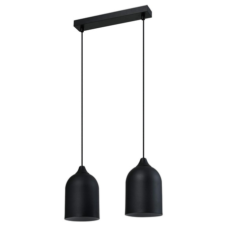 Metalowa lampa wisząca Nilo czarna 2xGU10 (LP-0110/2L BK) - Light Prestige