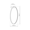 Kinkiet Saturno Black 25W LED (ML8850) - Milagro