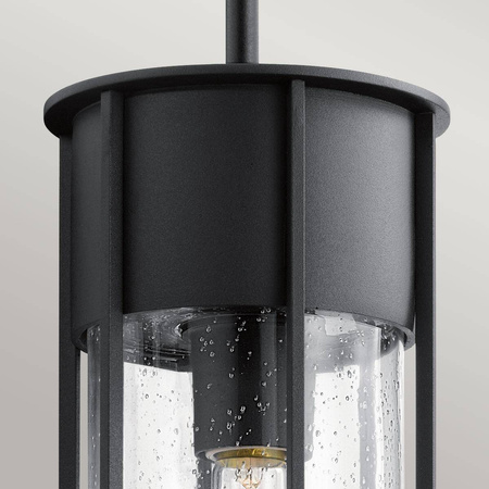 Lampa wisząca na taras Camillo Teksturowana czerń (KL-CAMILLO-P-TBK) - Kichler