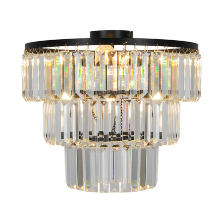 Lampa sufitowa TIFANNY czarna (P17127-4-BK) - Zuma Line