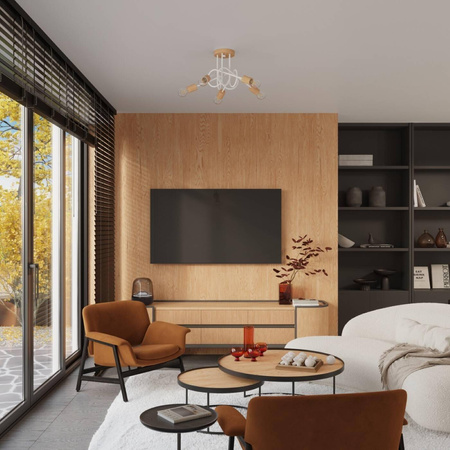 Żyrandol EMBER 3 biały (SL.1474) - Sollux Lighting