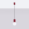 Lampa wisząca HALO 1 burgund (SL.1749) - Sollux Lighting