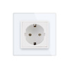 Gniazdo elektryczne 16 A z czarnym panelem szklanym (VL-W01EU-62) LIVOLO