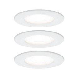 Zestaw opraw wpuszczanych Nova LED 3 szt. IP44 (PL93445) - Paulmann