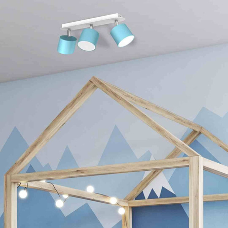 Lampa sufitowa DIXIE BLUE 3xGX53 (MLP7606) - Milagro