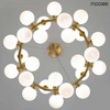 Lampa wisząca COSMO 72 złota (MSE010100223) - Moosee