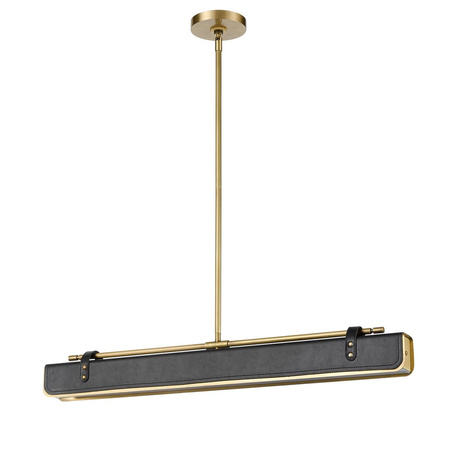 Ekskluzywna lampa ledowa Valise skóra smokingowa (QN-VALISE-LP80-VBS-TL) - Quintiesse