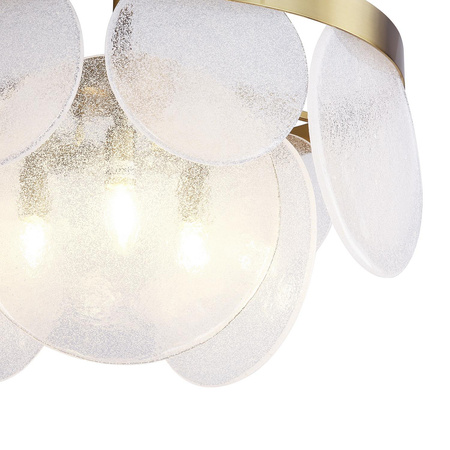 Lampa wisząca AURORA mosiądz 60 cm (ST-9513 BRASS) - Step into Design