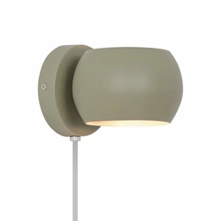Lampa ścienna BELIR Nordlux G9 5W Metal Zakurzona zieleń