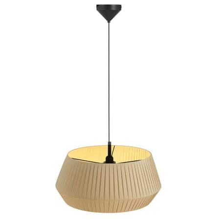 Lampa wisząca z bawełnianym abażurem DICTE Nordlux E27 60W Tekstylia Beżowy