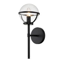 Kinkiet Hollis (HK-HOLLIS1-C-BK-BATH) - Elstead Lighting