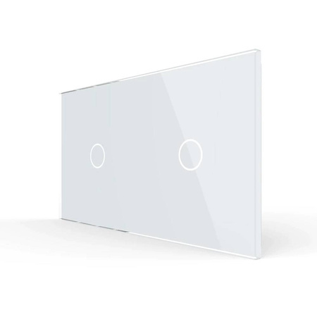 Podwójny panel szklany w kolorze Niebie (7011-69) LIVOLO