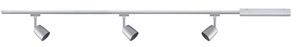 URail Zestaw Cover max. 3x10W GU10 Chrom Matowy 230V Metal/Tworzywo sztuczne (PL95462) - PAULMANN