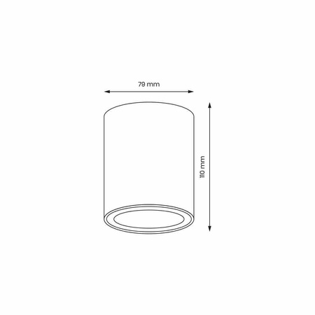 Bima Spot Round Black (ML7011) - Milagro