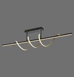 EMANDA LAMPA SUFITOWA MOSIĄDZ/CZARNY (19112-68) - Paul Neuhaus