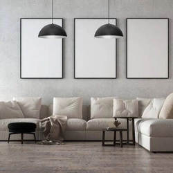 Lampa wisząca BETA BLACK/WHITE Ø 45 cm (MLP8955) - Milagro