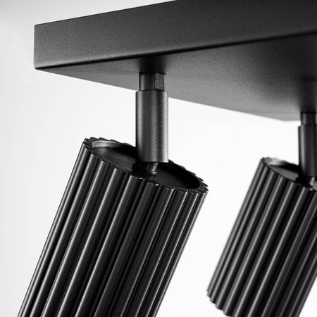 Plafon KARBON 4 czarny (SL.1583) - Sollux Lighting