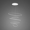 Lampa wisząca Ledowe okręgi No.5 Φ120 cm 3k biała dimm Altavola Design (LA085/P_120_in_3k_white_dimm) - ALTAVOLA DESIGN