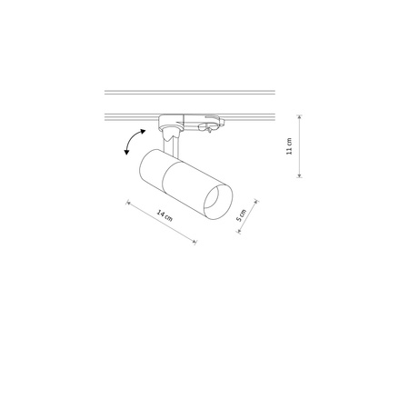 Oprawa do systemu szynowego CTLS TINOS LED 10W (10393) - Nowodvorski